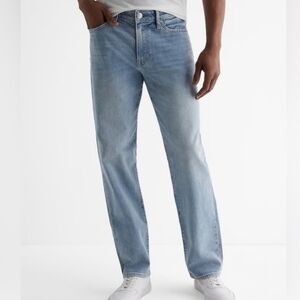 Express Men Straight Med Wash Jeans Size 30x32